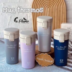 Mugs thermos colorés