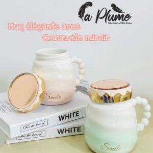 Mug avec couvercle miroir