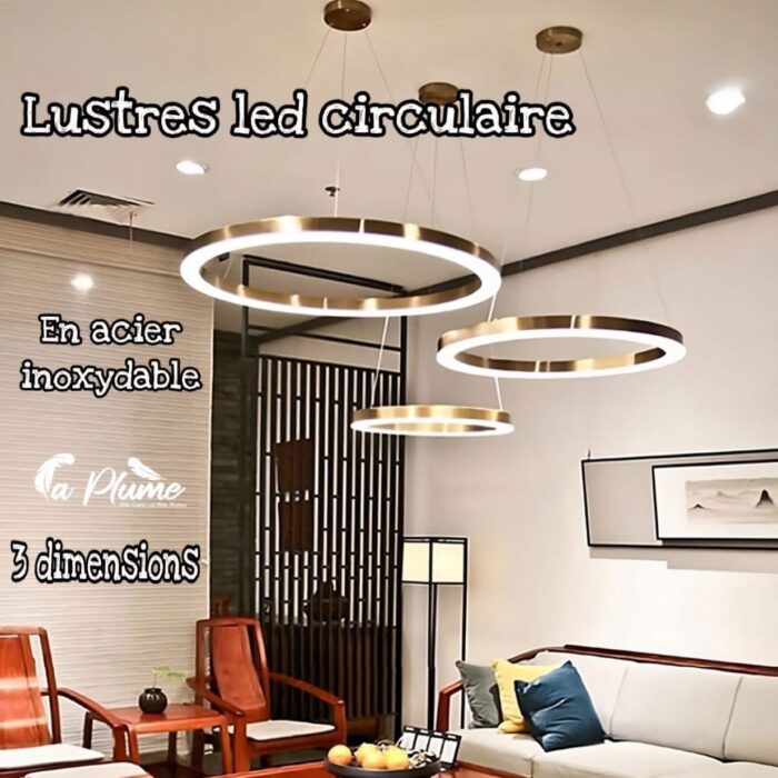 Lustres LED Circulaires Modernes – La Plume