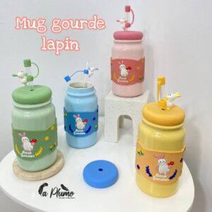 Mugs gourdes décoratifs lapin
