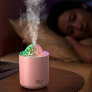 Humidificateur H2O LED design volcanique