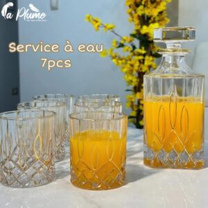 Service à Eau Luxe en Cristal