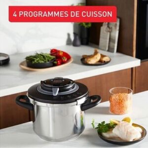 Cocotte-Minute SEB Clipso+ Chef Inox – 4,5L / 6L / 8L / 10L