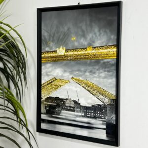 Tableau décoratif « Pont de Londres en or »