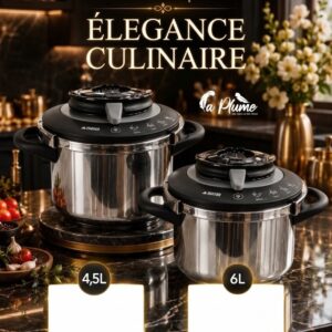 Cocotte-Minute SEB Clipso+ Chef Inox – 4,5L / 6L