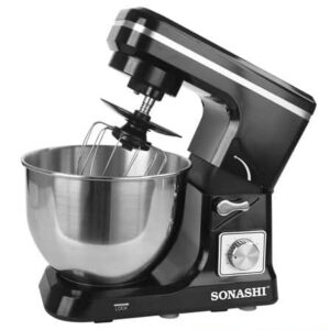 Robot pâtissier Sonashi SMX-138 – 1600W, bol inox, 10 vitesses + fonction pulse