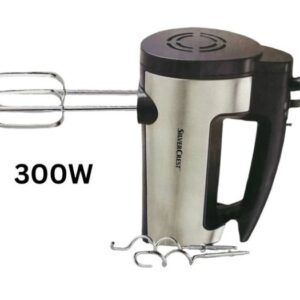 Batteur à main Sonashi STX-161 – 300W, 6 vitesses + Turbo, acier inoxydable,