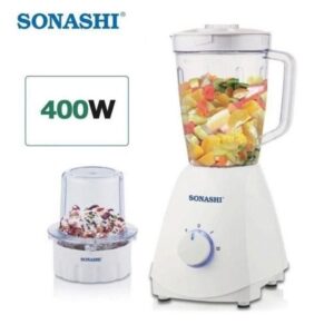 Robot mixeur multifonction 400W – Bol 1,6 L, 2 vitesses réglables, 3 accessoires