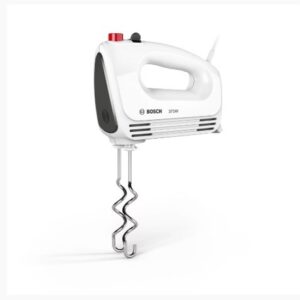 Batteur à main Bosch CleverMixx MFQ22100 – 375W, 4 vitesses + Pulse, fouets et crochets pétrisseurs