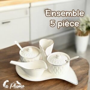 Ensemble de Service Sucrier et Crémier