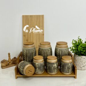 Ensemble de Bocaux Texturés