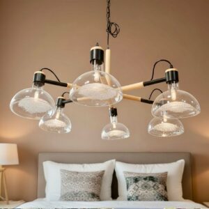 Lustre Moderne 'Étoiles et Fleurs'