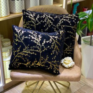 Le Coussin Décoratif "Nuit Étoilée Dorée"