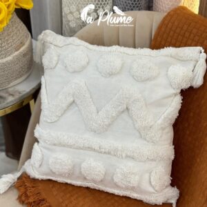 Le Coussin Décoratif "Motifs Mixtes Texturés"