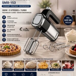 Batteur Mixeur Sonashi SMX-153
