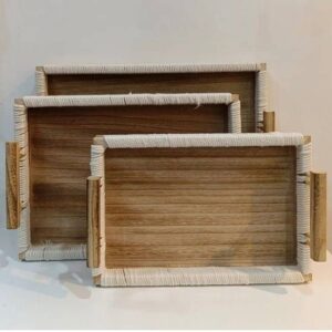 Les plateaux de service en bois