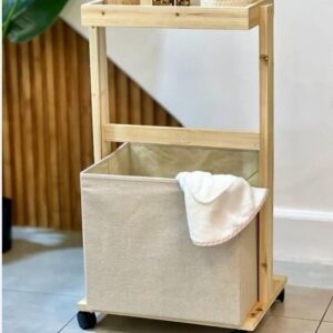 Chariot Organisateur en Bois