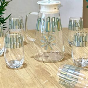 Service à Boire en Verre de 7 pièce