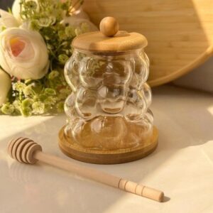 Pot à Miel en Verre et Boit