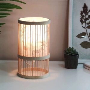 Lampe de chevet en bambou