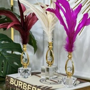 Décor  Centre de Table Plumé