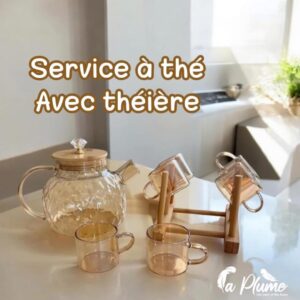Service à Thé Ambré et Bambou