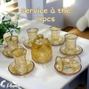 Service à Thé Traditionnel 14 Pièces