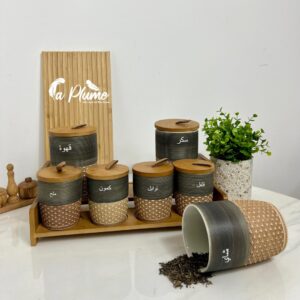 Ensemble de Bocaux Bicolores