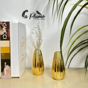 Mini Vase Décoratif Doré