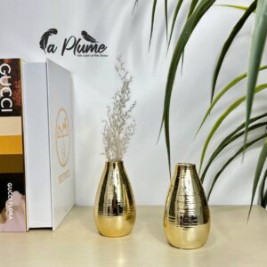 Mini Vase Décoratif Doré