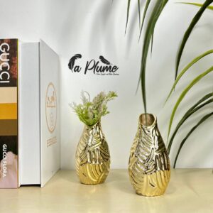 Mini Vase Décoratif Doré