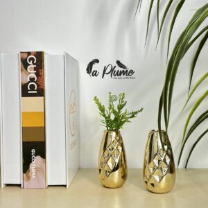 Mini Vase Décoratif Doré