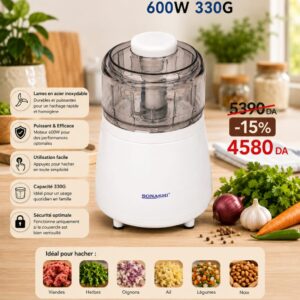 Hachoir Électrique Sonashi SMC-10:600W