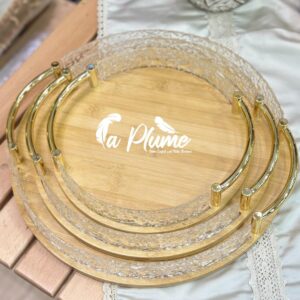 Série de Plateaux en Bois