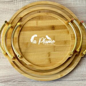 Série de Plateaux en Bois