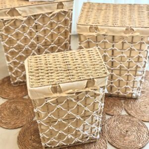 Panier de rangement en osier