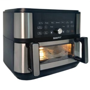 Friteuse à Air SONASHI Double Bac (10L, 2600W)