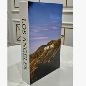 Faux Livre Décoratif "Los Angeles" ,"Hollywood"