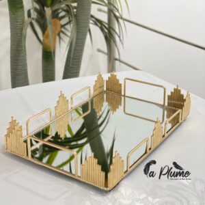 Plateau Miroir Rectangulaire