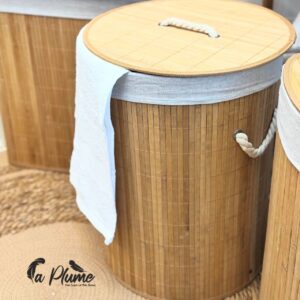 Panier de Rangement en Bambou