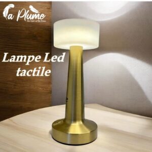 Lampe De Table LED Dorée Elégante