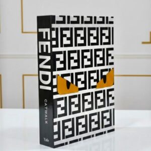 Faux Livre Décoratif de Marque "Fendi"