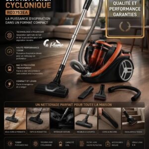 Aspirateur ROWENTA Silence Force Cyclonic (550W)