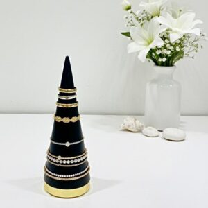 Porte-Bijoux Cône (Présentoir Bagues et Bracelets)