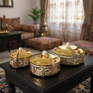 Bonbonnières "Majesté d'Orient" aux Arabesques Dorées