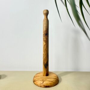 Porte-Essuie-Tout en Bois d'Olivier
