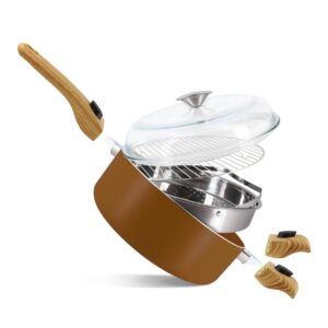 Sauteuse Multi-Usages Menastyl en Aluminium Recyclé (Set 7 pièces)