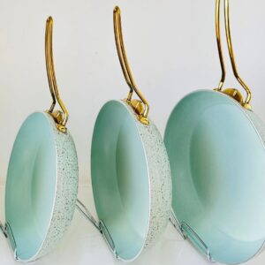 Poêle Prestige BBF Algérie – Revêtement Granit Antiadhésif et Manche Doré