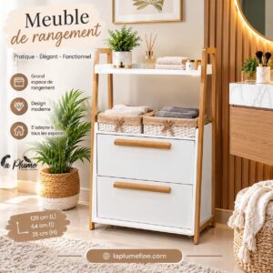 Étagère de Rangement Moderne et Fonctionnel