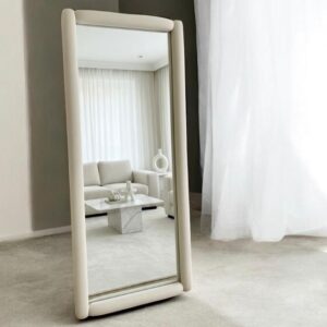 Miroir de Silhouette avec Support Noir (160x60 cm)